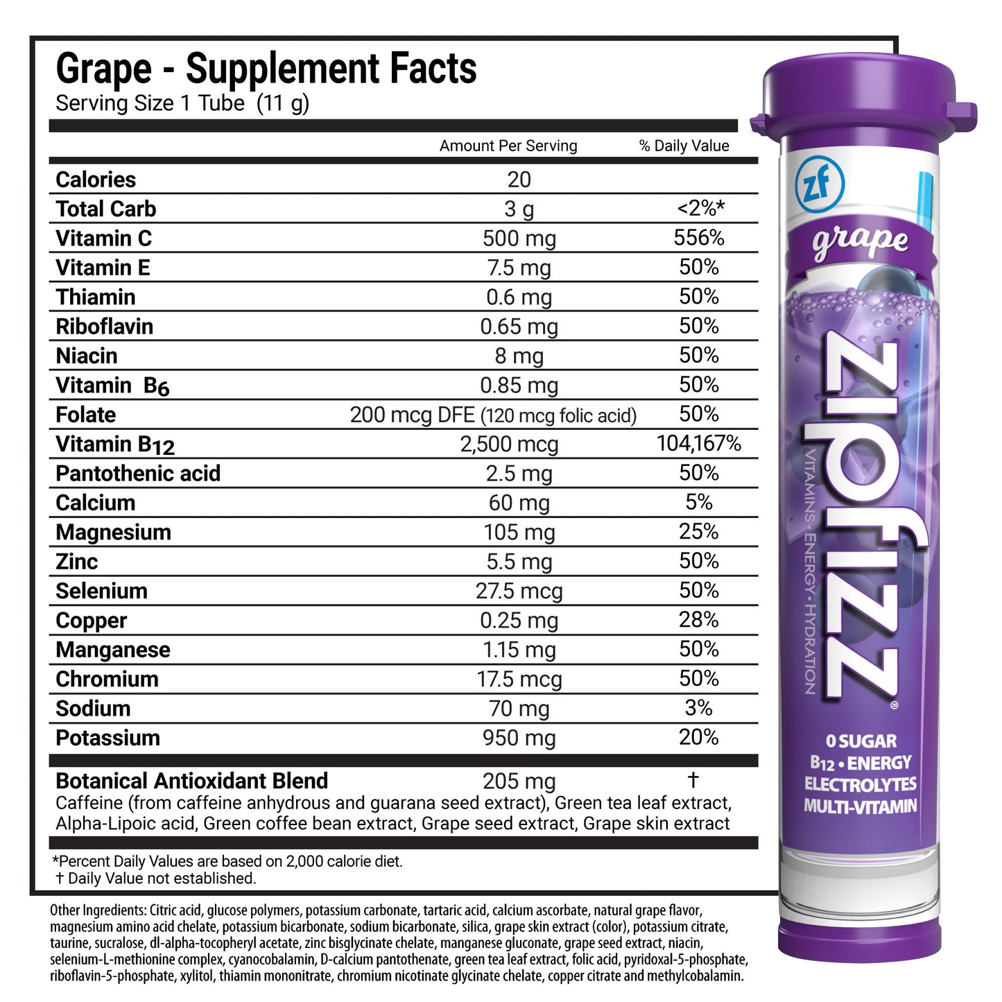Multi-Vitamin Energy Hydration Drink Mix, 30 Tubes