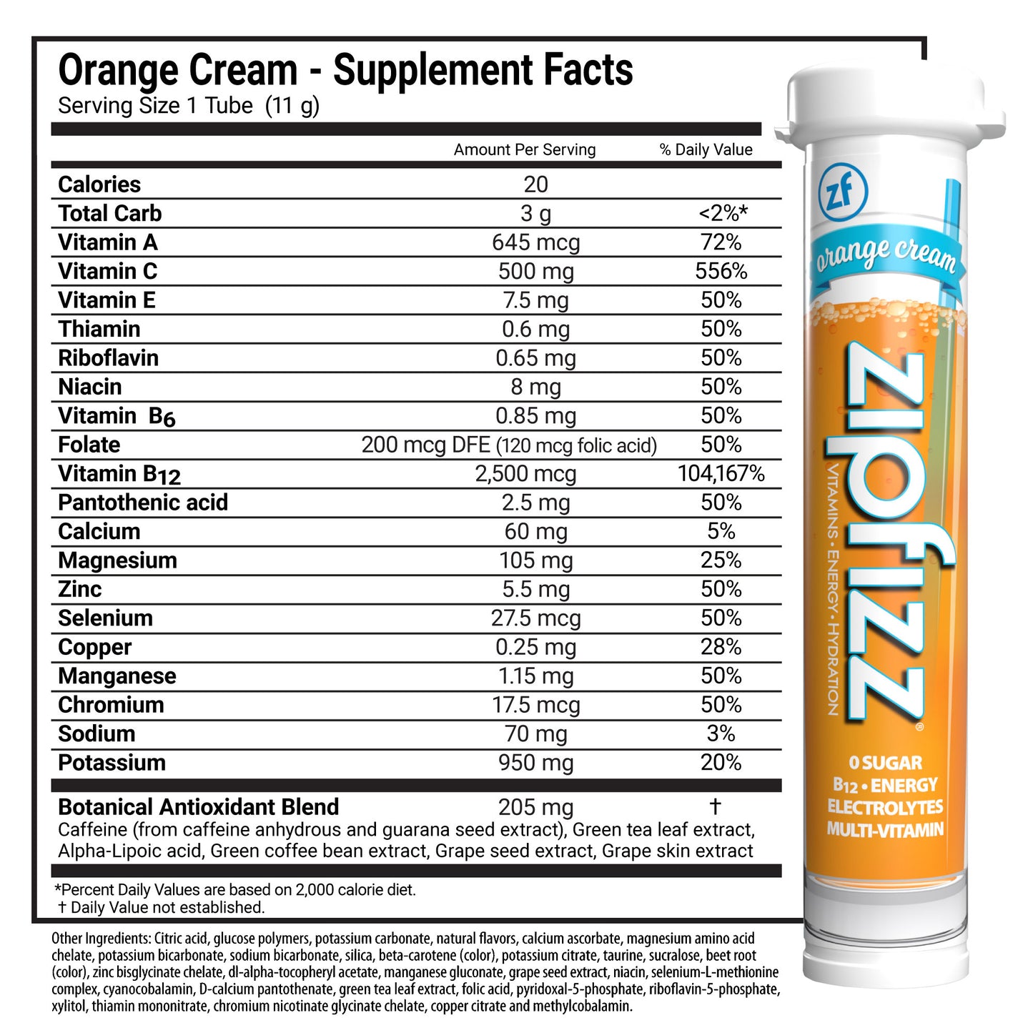 Multi-Vitamin Energy Hydration Drink Mix, 30 Tubes