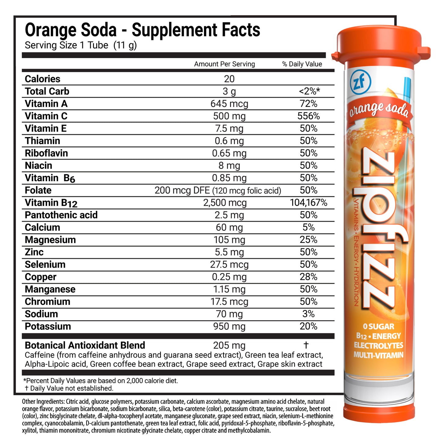 Multi-Vitamin Energy Hydration Drink Mix, 30 Tubes