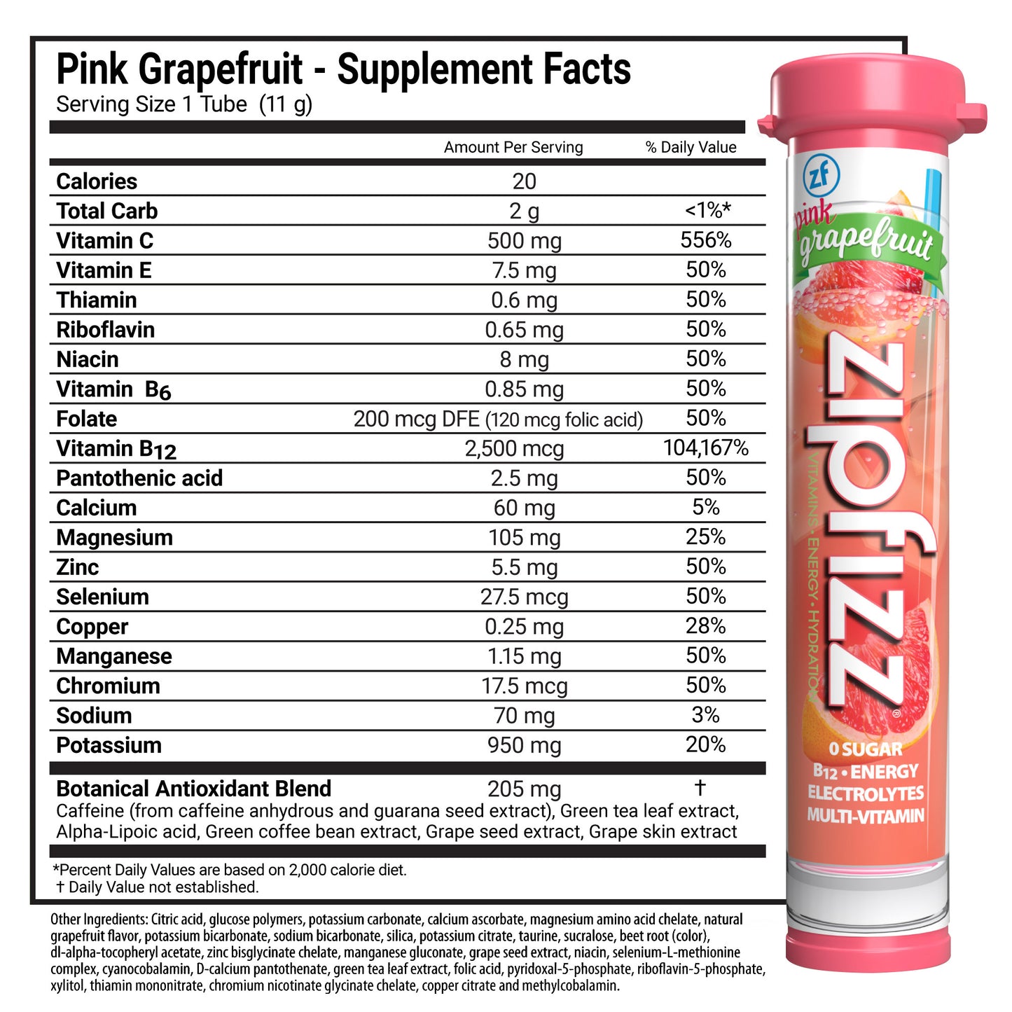 Multi-Vitamin Energy Hydration Drink Mix, 30 Tubes