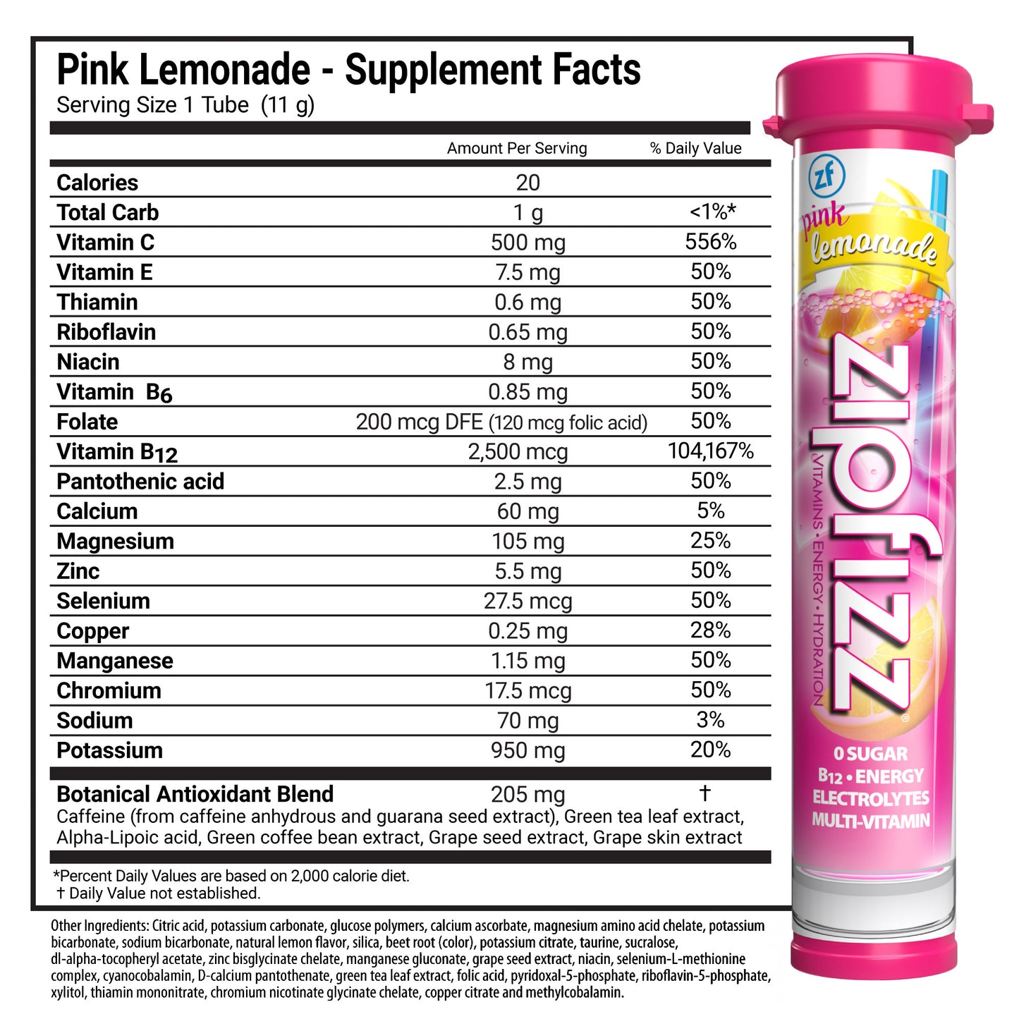 Multi-Vitamin Energy Hydration Drink Mix, 30 Tubes