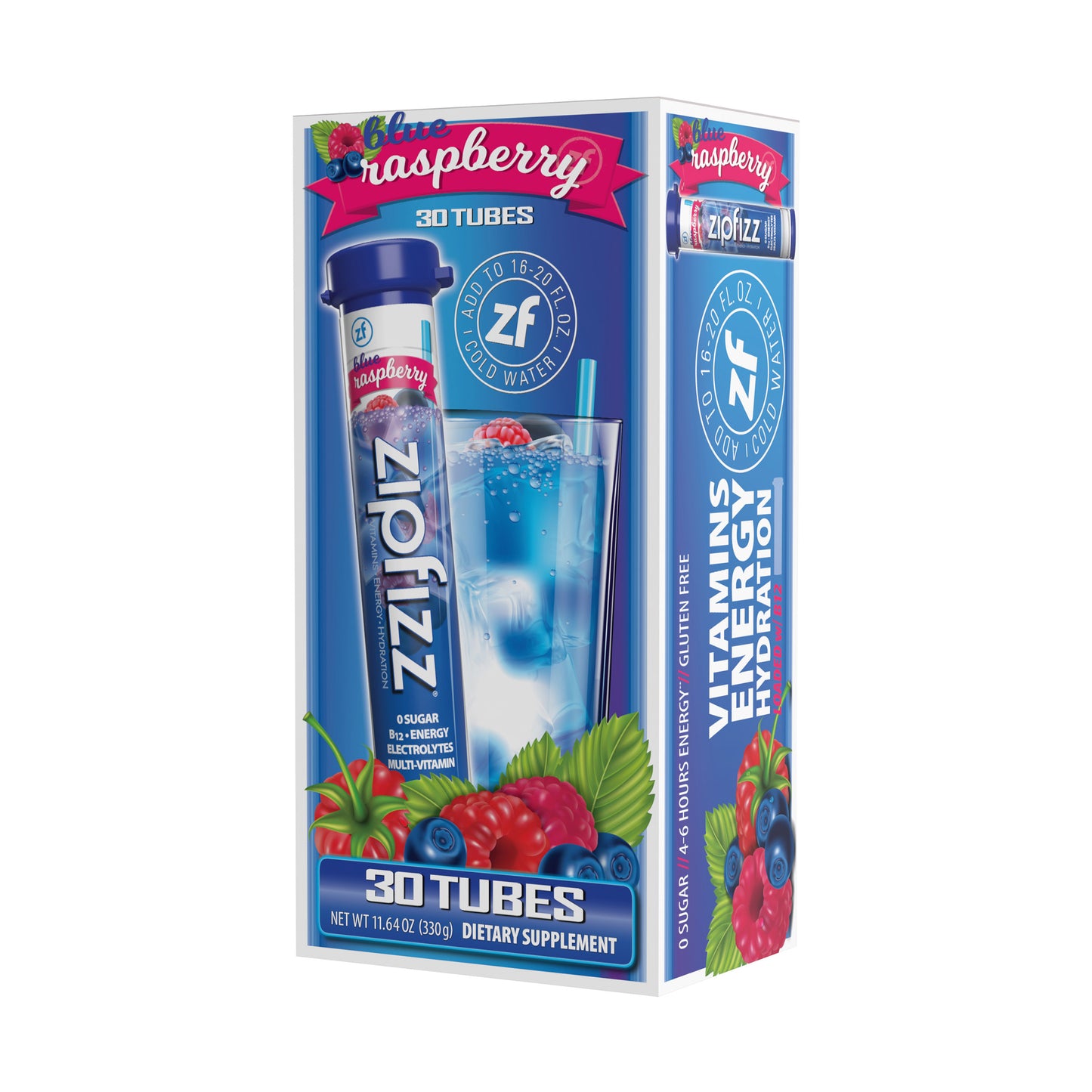 Multi-Vitamin Energy Hydration Drink Mix, 30 Tubes