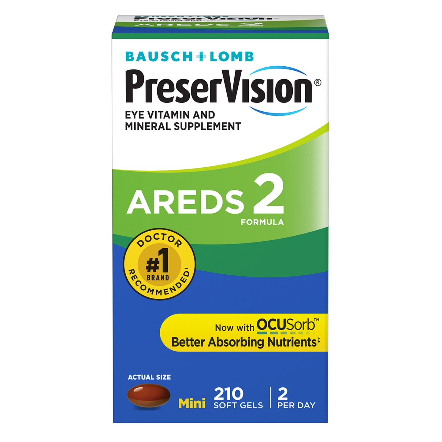 Preservision AREDS 2 Formula, 210 Soft Gels