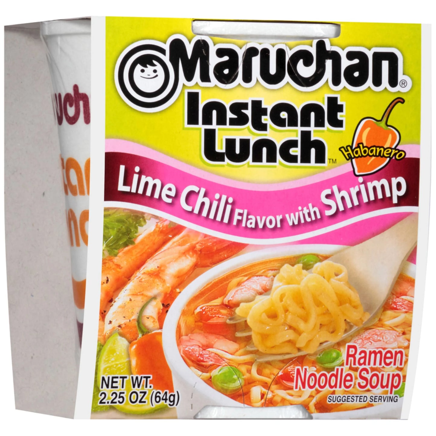 Instant Lunch Lime Chili Flavor with Shrimp Ramen Noodles, 2.25 Oz Shelf Stable Cup