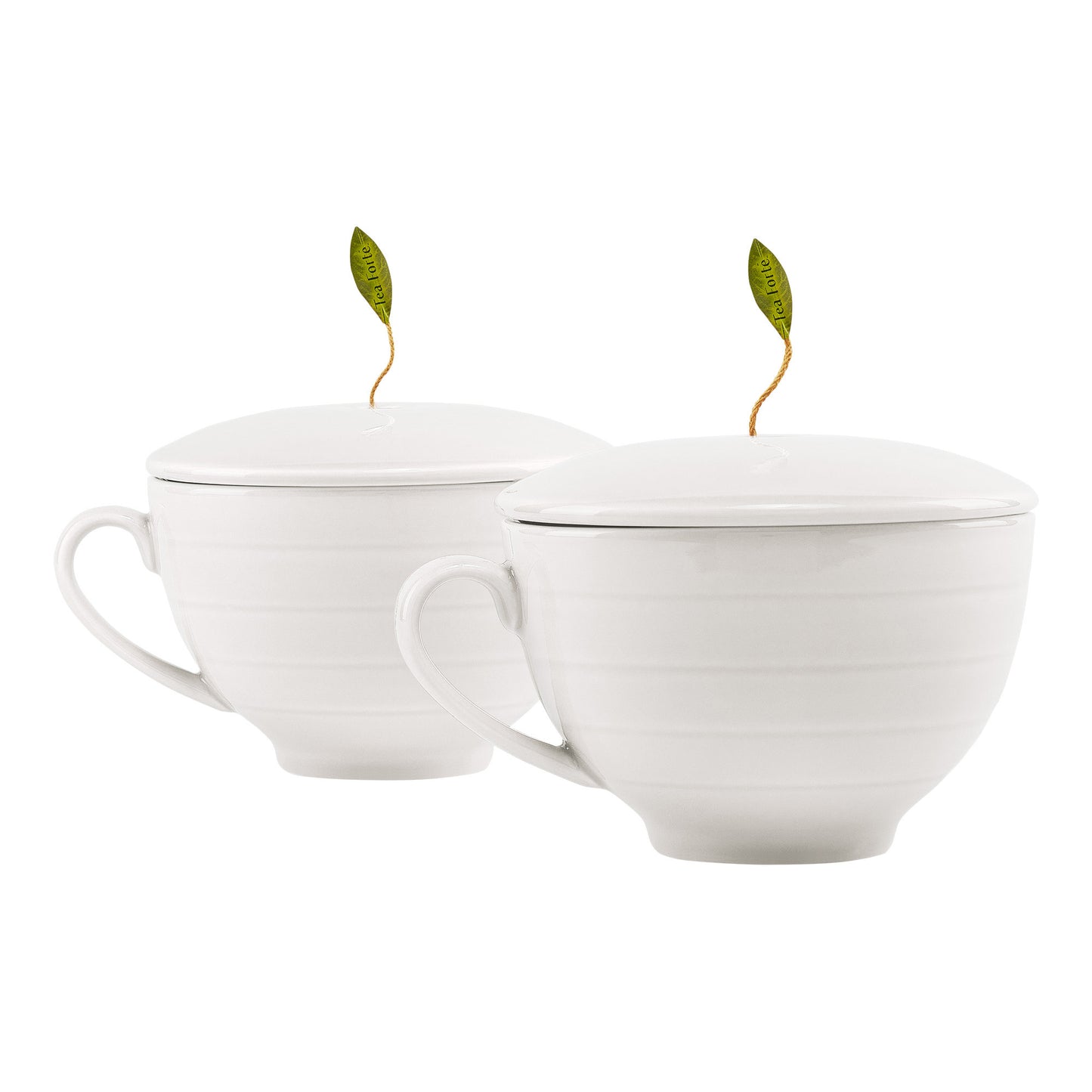 Mariposa Tea Bundle with 20 Pyramid Infusers, 2 Café Cups and 2 Tea Trays