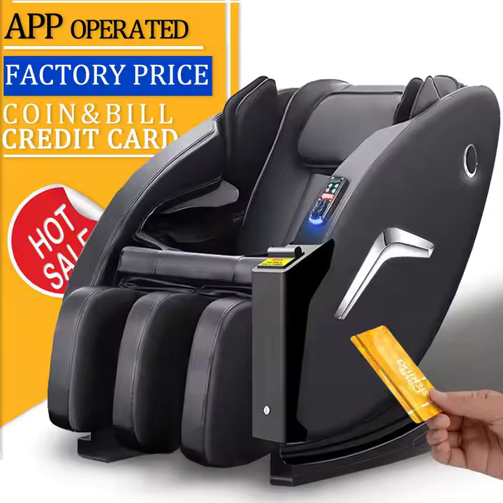 Commercial Use Bill&coin Operated Massage Chair Vending Machine with Payment System