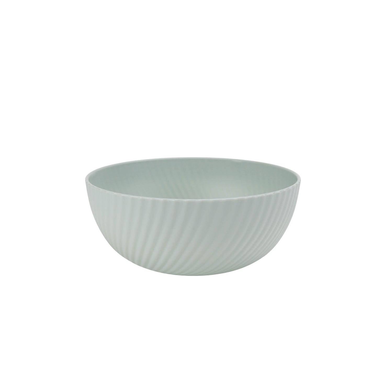 - Green round Plastic Cereal Bowl, Swirl Etched, 38-Ounce