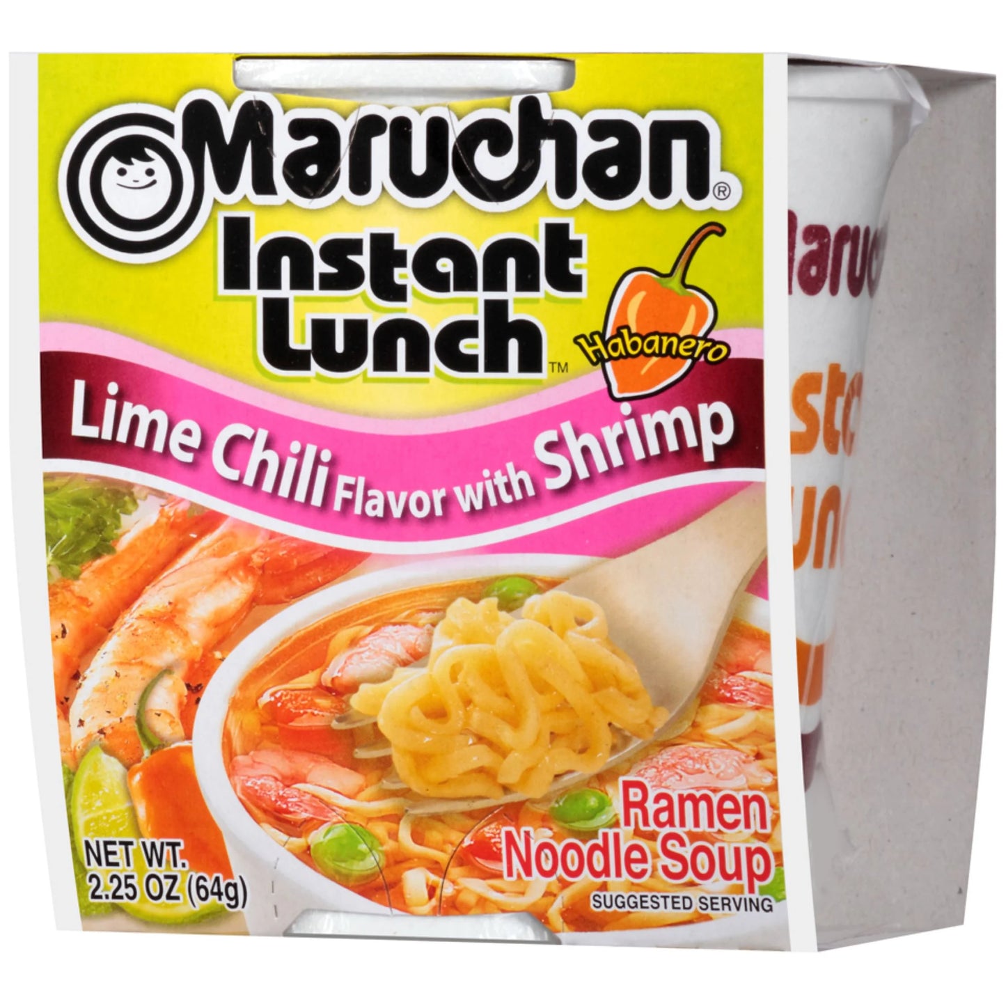 Instant Lunch Lime Chili Flavor with Shrimp Ramen Noodles, 2.25 Oz Shelf Stable Cup