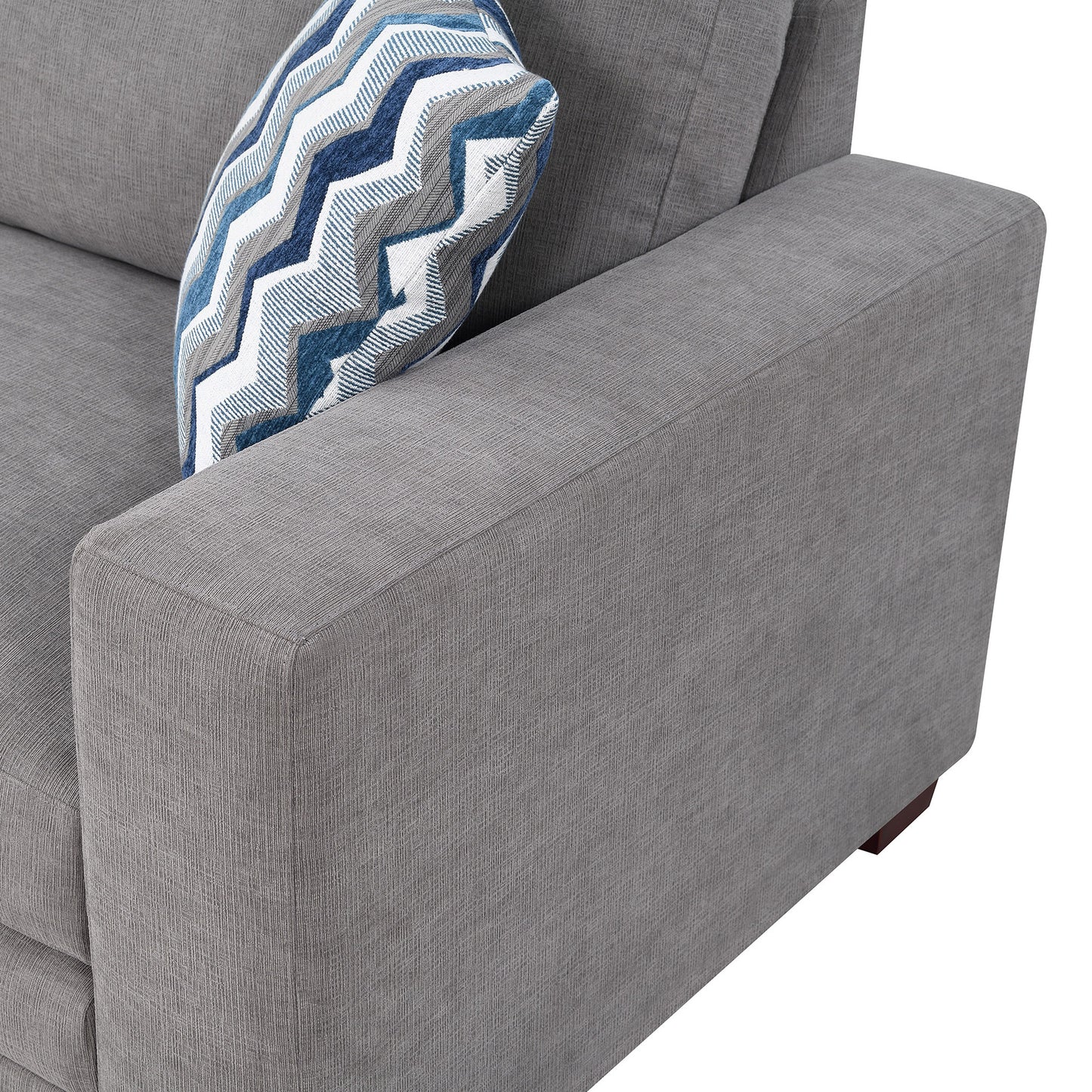 Penelope Fabric Sectional with Ottoman