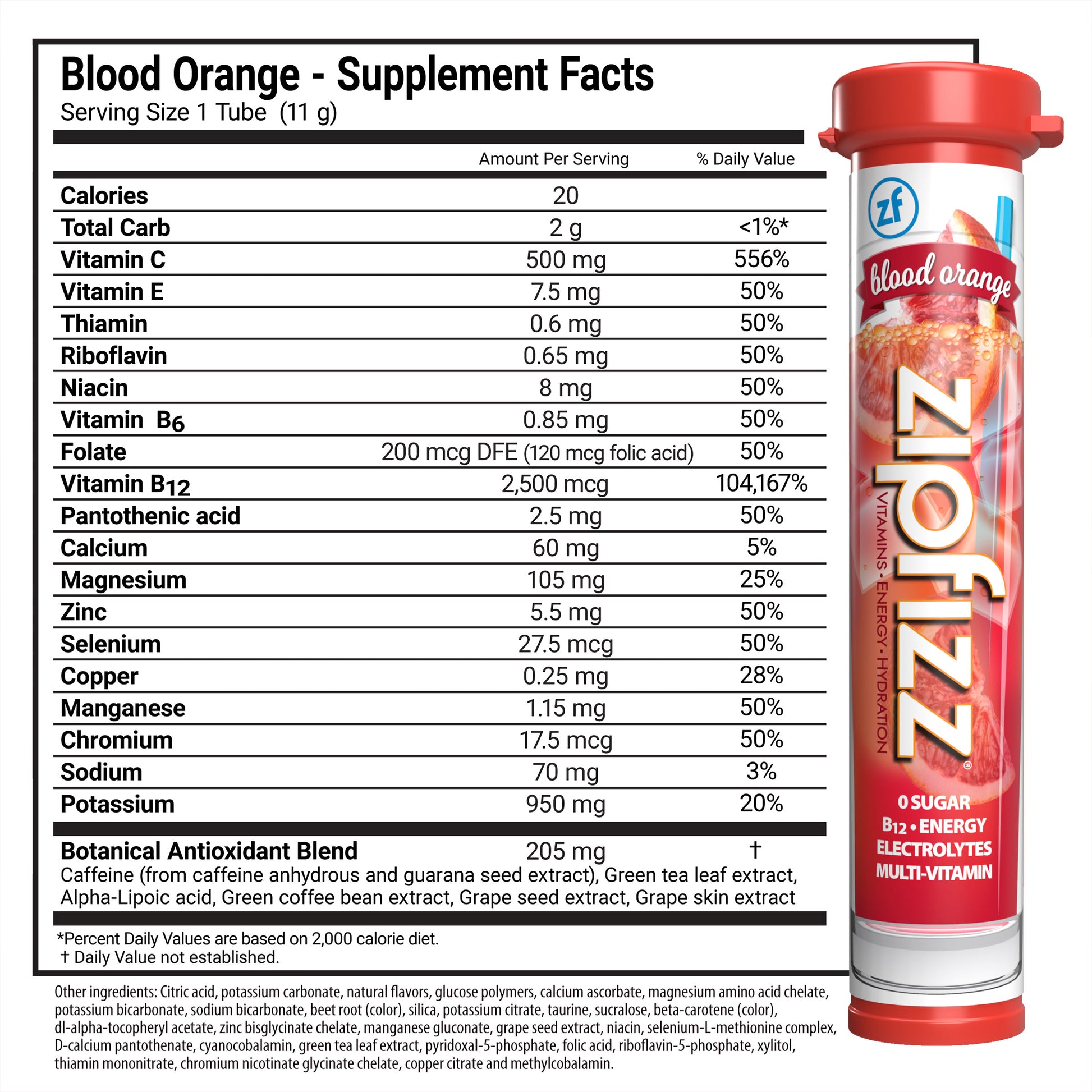 Multi-Vitamin Energy Hydration Drink Mix, 30 Tubes