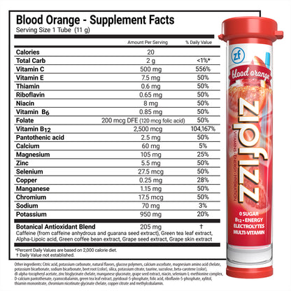 Multi-Vitamin Energy Hydration Drink Mix, 30 Tubes