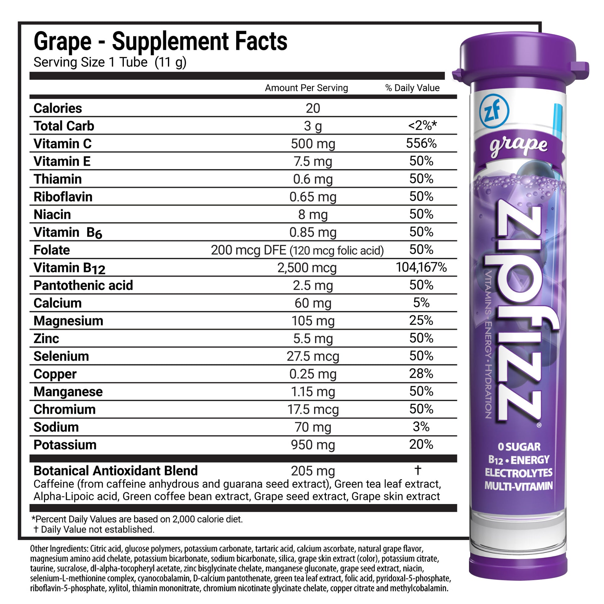 Multi-Vitamin Energy Hydration Drink Mix, 30 Tubes