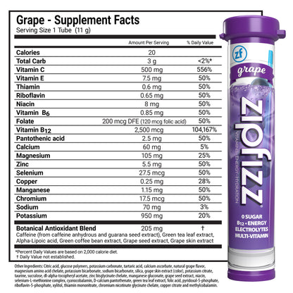 Multi-Vitamin Energy Hydration Drink Mix, 30 Tubes