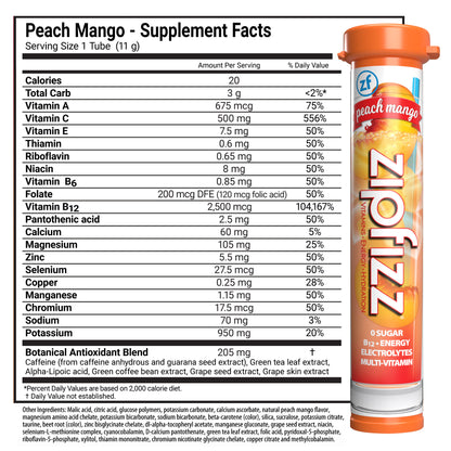 Multi-Vitamin Energy Hydration Drink Mix, 30 Tubes