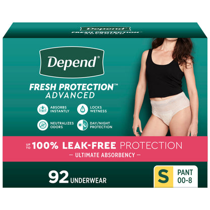 Fresh Protection Advanced Incontinence Underwear for Women, Ultimate Absorbency