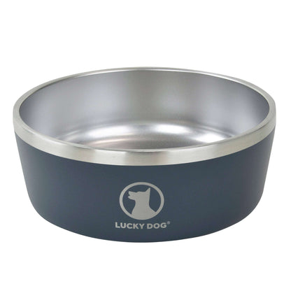 Indulge 5, Double Wall 5 Cup Stainless Steel Dog Bowl, 2-Pack