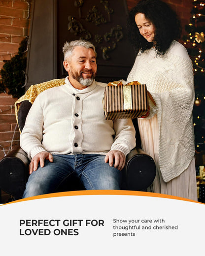 Shiatsu Neck Massager -4D Kneading Back Massager with Heat, FSA HSA Eligible, Birthday Day Gifts for Dad/Women/Men, Deep Kneading Electric Massage Pillow, Massagers for Back and Neck Shoulder