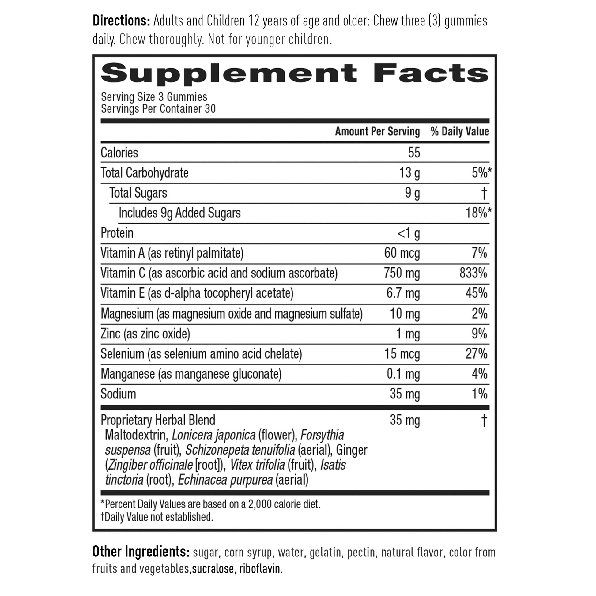 Immune Support Gummies, 90 Ct