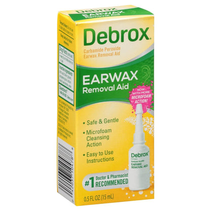 Ear Wax Removal Drops, Gentle Microfoam Ear Wax Remover, 0.5 Fl Oz