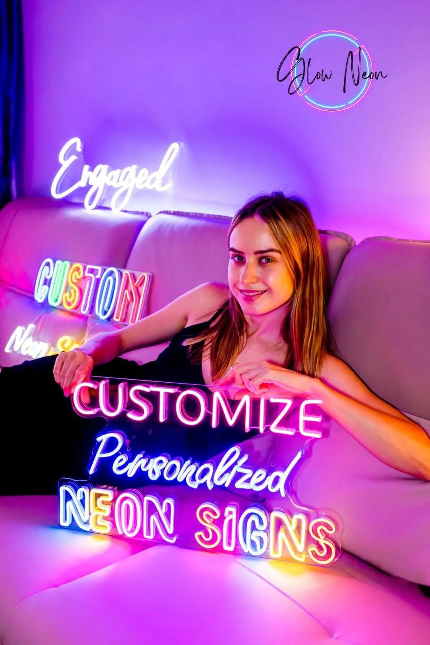 Hair & Beauty Salon Neon Signboard, Beauty Hair Salon Decor