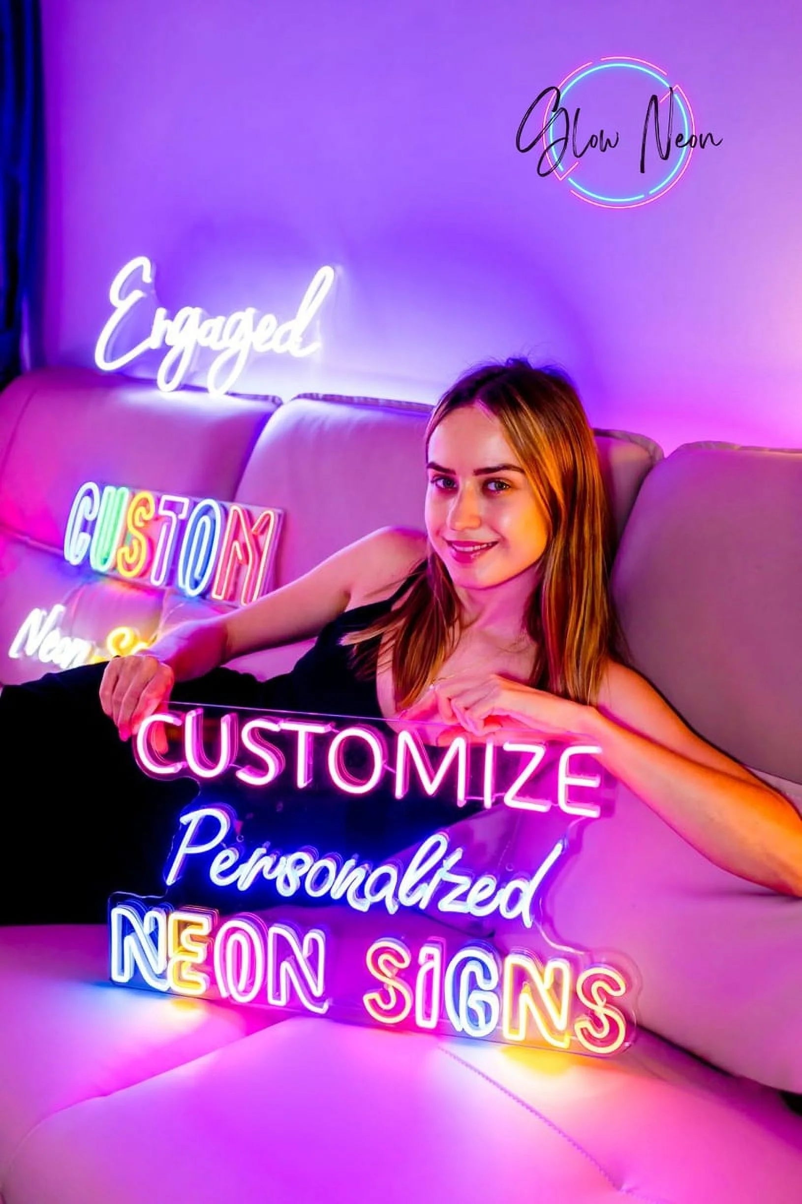 Hair & Beauty Salon Neon Signboard, Beauty Hair Salon Decor
