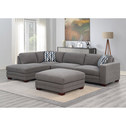 Penelope Fabric Sectional with Ottoman