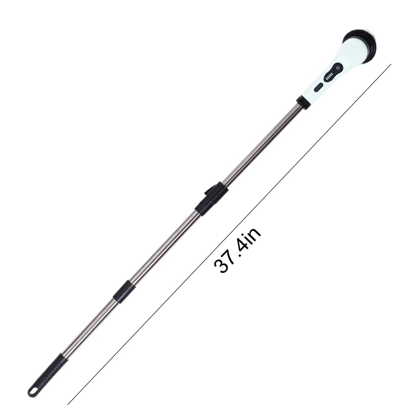 Electric Spin Scrubber, Cordless Bath Tub Power Scrubber with Long Handle & 6 Replaceable Heads, Detachable as Short Handle, Shower Cleaning Brush Household Tools for Bathroom & Tile Floor