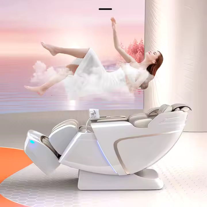 24 kinds Massage program 4D Dual Core Thai Stretch Shiatsu Zero Gravity  massage chair