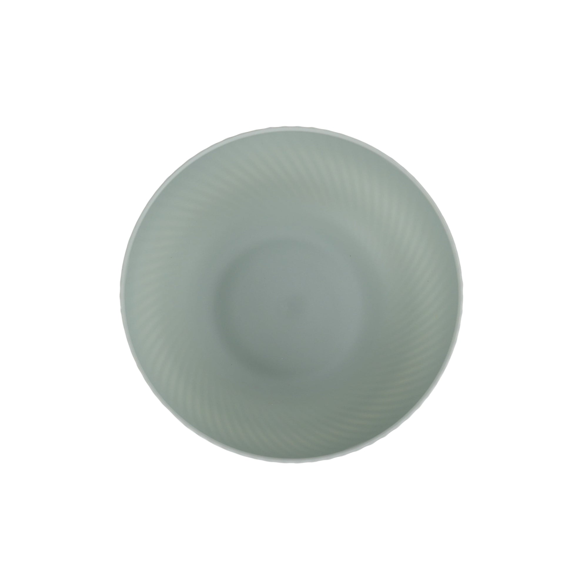 - Green round Plastic Cereal Bowl, Swirl Etched, 38-Ounce